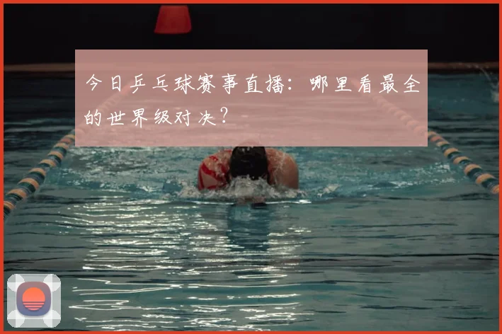 今日乒乓球赛事直播：哪里看最全的世界级对决？